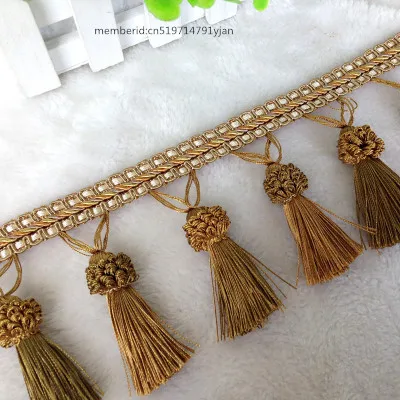 5 метров/партия шторы с кисточками 10 см|handmade textile|decorative sewinglace decoration |