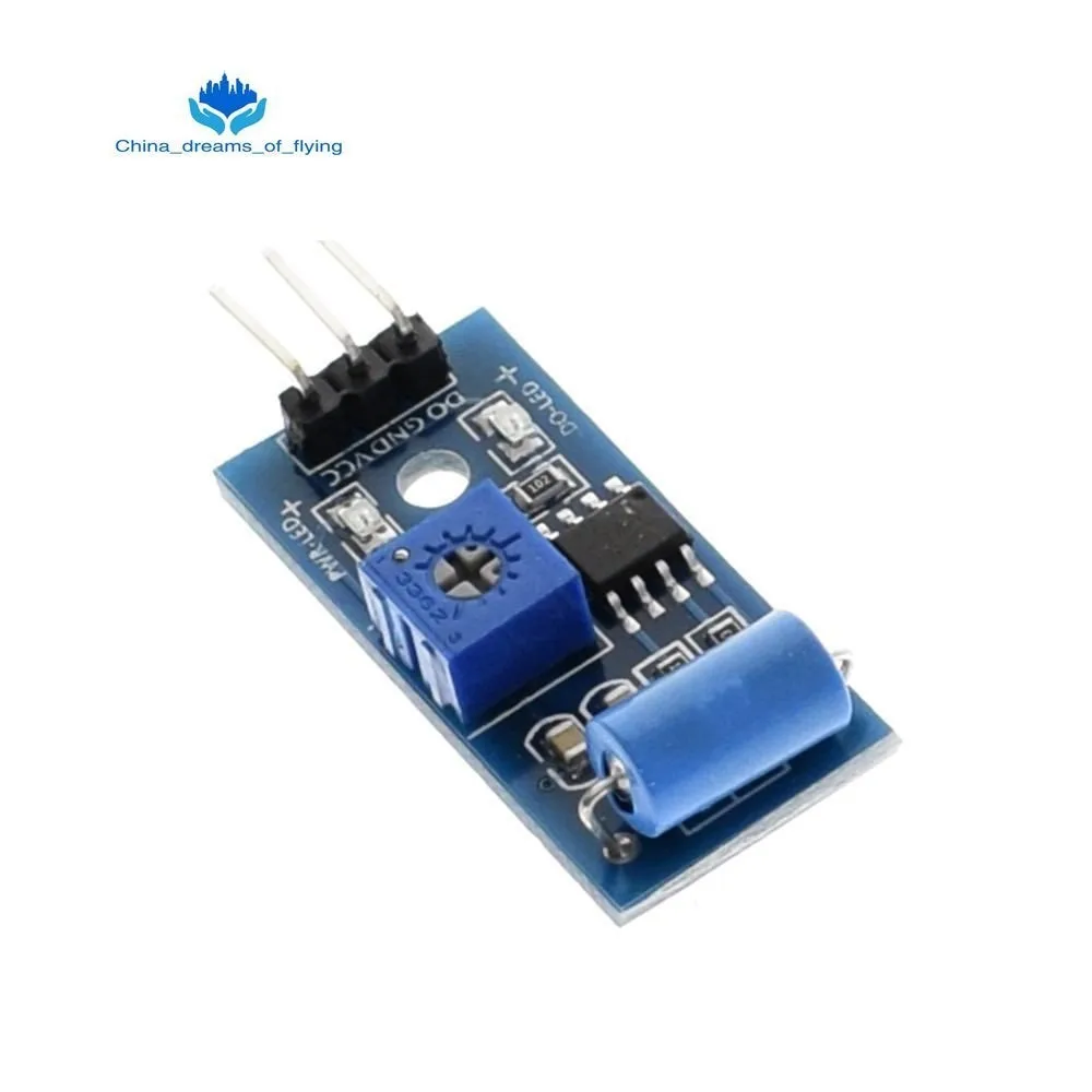 TZT 16 шт./лот Raspberry pi 2 3 сенсор модуль посылка HC-SR04 501 DHT11 DS3231 KY-008 звук дождь почвы сенсор для arduino комплект - Цвет: Vibration sensor