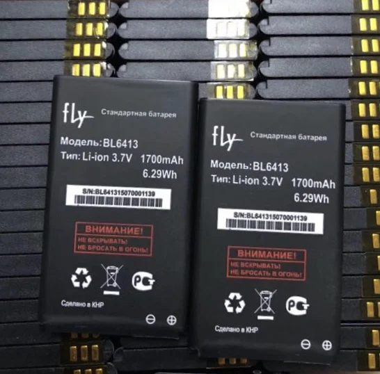 Аккумулятор BL6413 емкостью 1700 мАч для FLY bl6413 ds116 DS116+ мобильный телефон