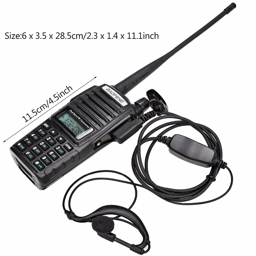 Baofeng UV 82 двухдиапазонный UHF VHF 128CH радиоприемник|ham radio|baofeng uv-82 dual bandbaofeng |