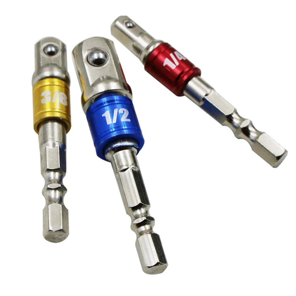 3 шт. 1/4 &quot3/8&quot 1/2 &quotшестигранный ключ дюймовый стандарт рукав удлинитель диск