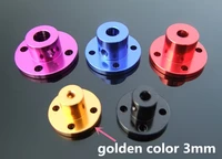 k885 golden color 3mm disc couplings aluminum alloy material heat color diy model car making free shipping canada