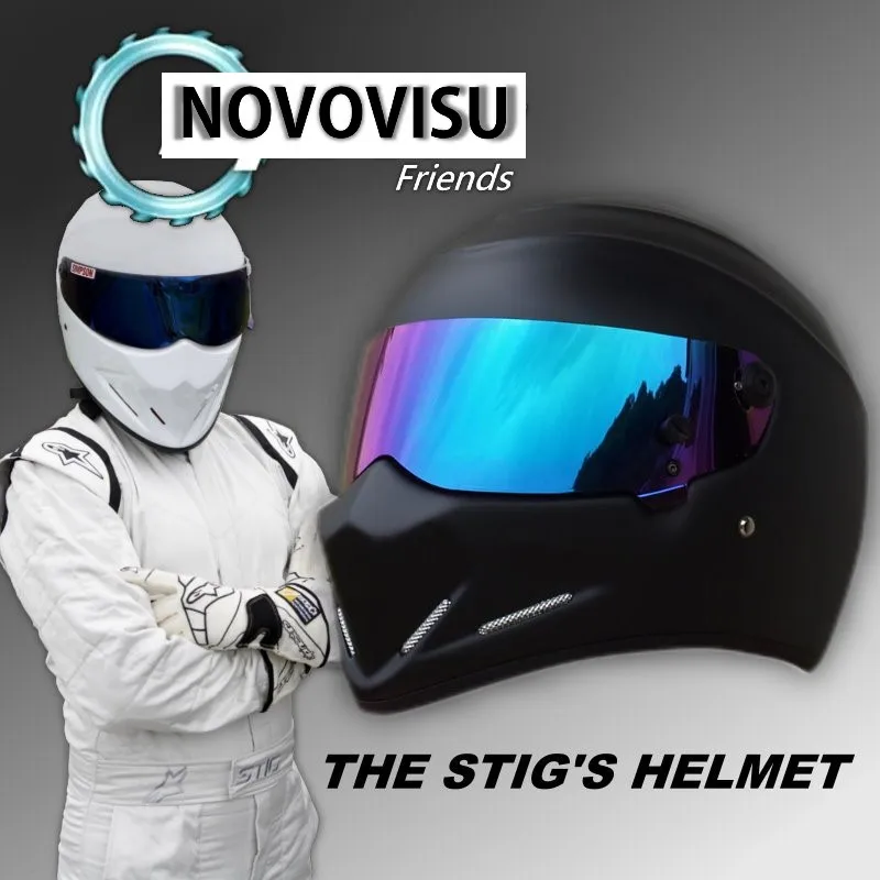 NOVOVISU для верхней части шестерни шлем Стига с красочными козырек полный уход за