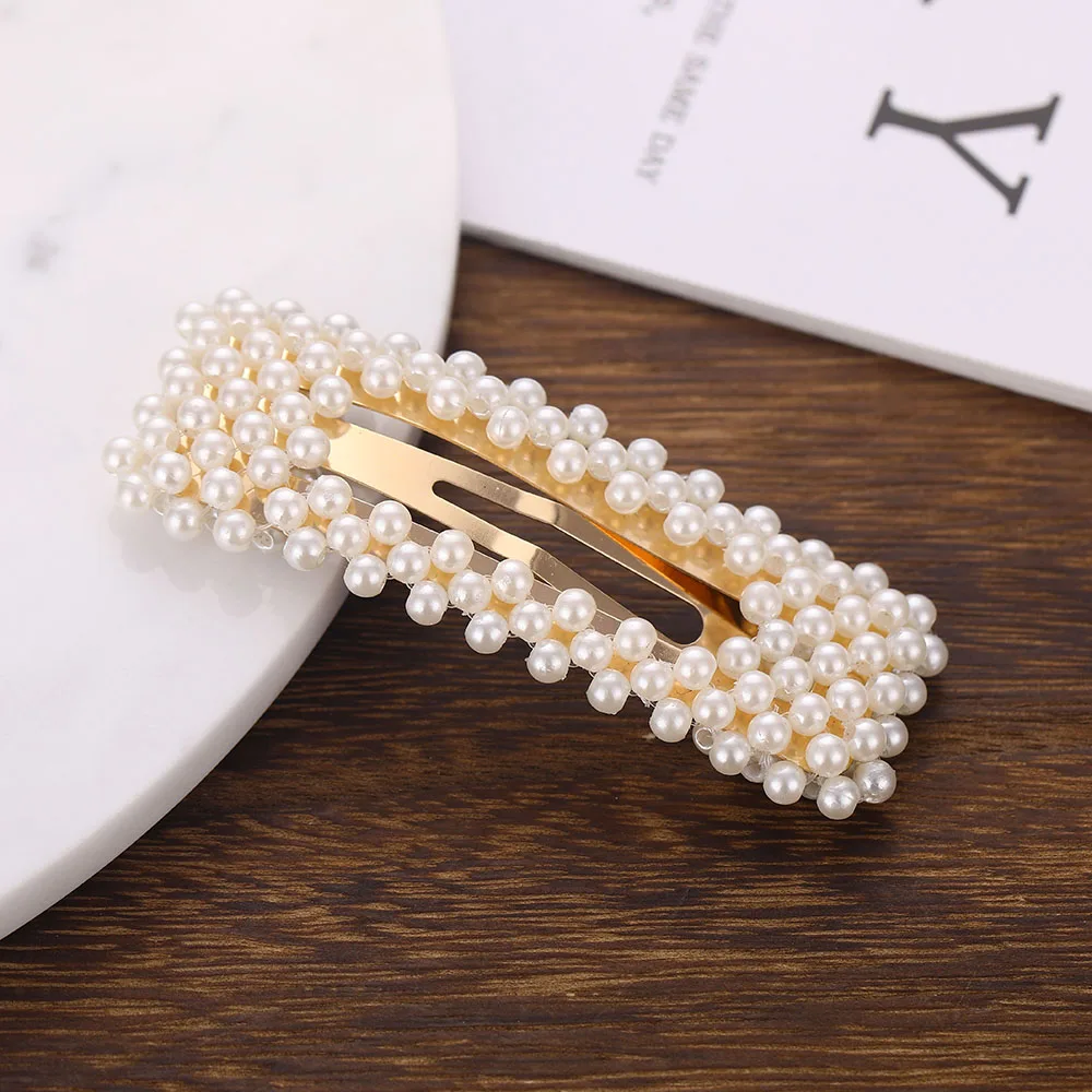 Заколки для волос DAXI в Корейском стиле с жемчугом женщин и девушек шпильки