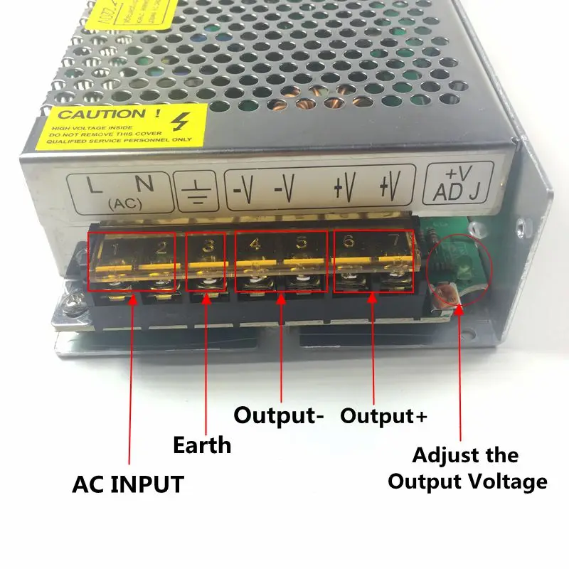 Импульсный источник питания для систем видеонаблюдения 5 В 20 А 100 Вт