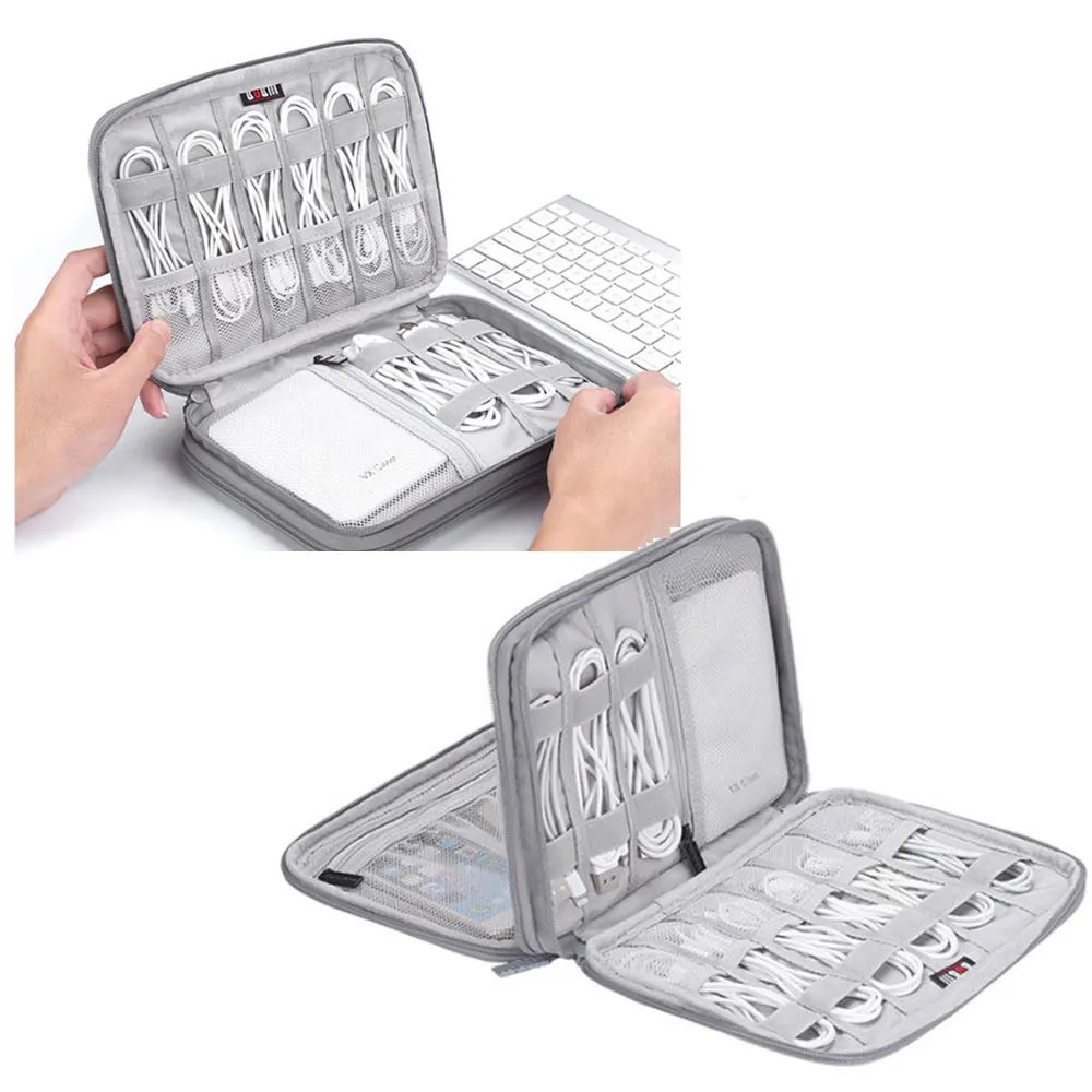 Водонепроницаемый дорожная сумка для хранения электроники USB Зарядное