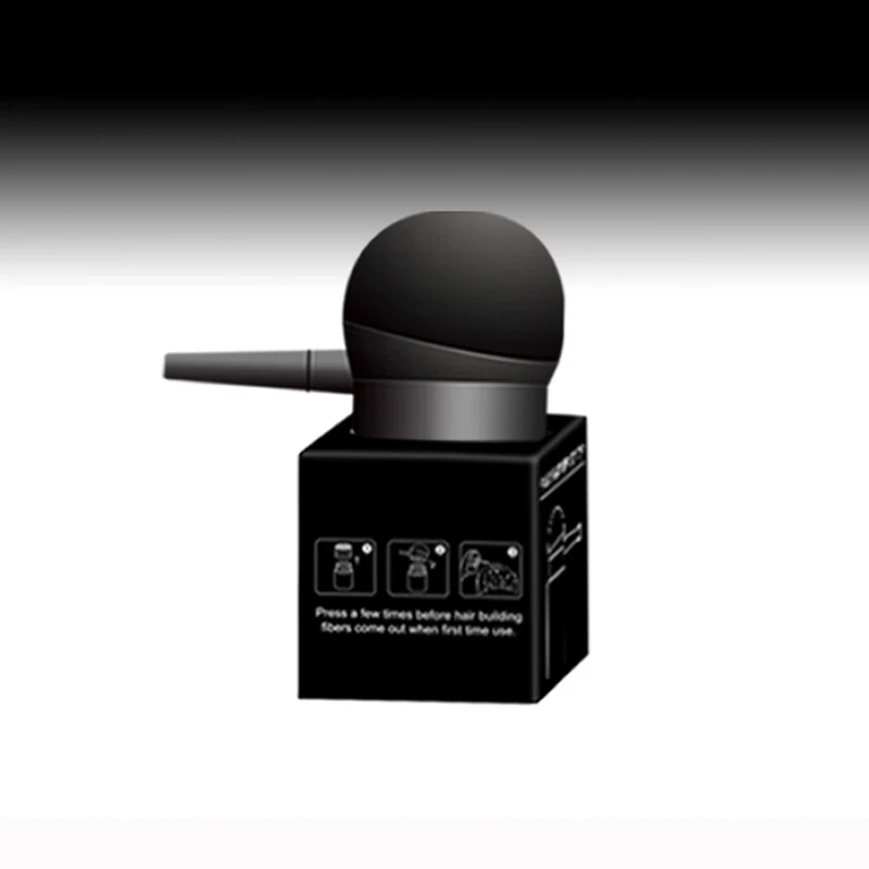 

Новый продукт 2021 года, аппликатор для наращивания волос, пудра, насос, волоконные волокна черного цвета, инструменты для ухода за волосами с ...