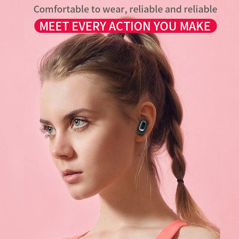 Orunjo L1 Bluetooth гарнитура TWS беспроводные наушники 3D стерео звук водонепроницаемые