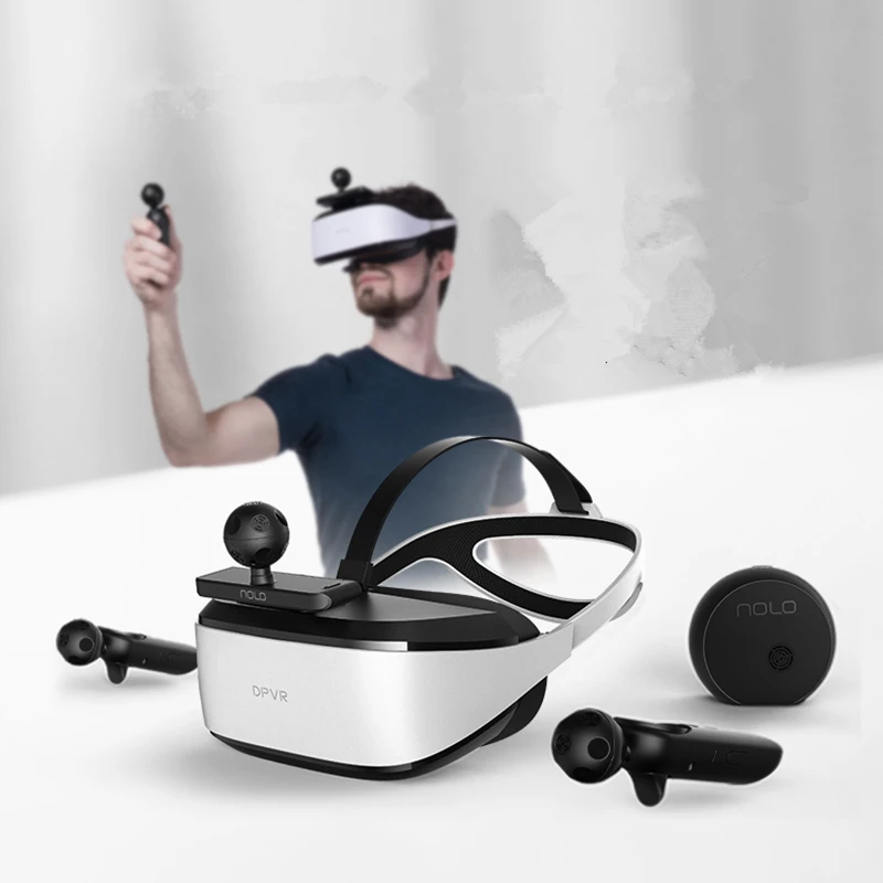 Очки VR для 9D кресло яиц кинотеатр Deepoon E3C дисплей головы WIith Nolo CV1 набор