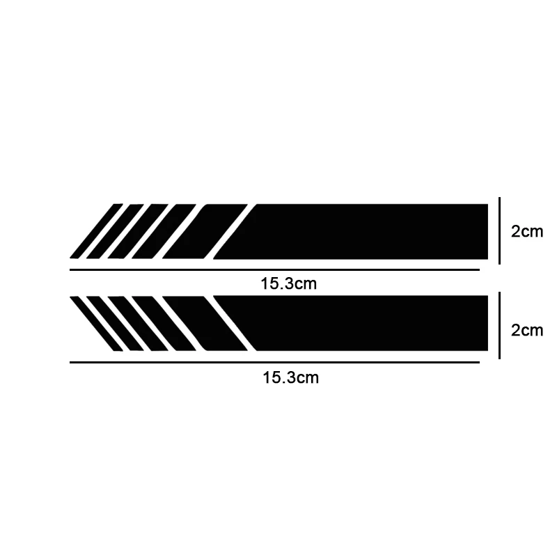 2 шт. автомобиль Стикеры винил Зеркало заднего вида сбоку Детские футболки в