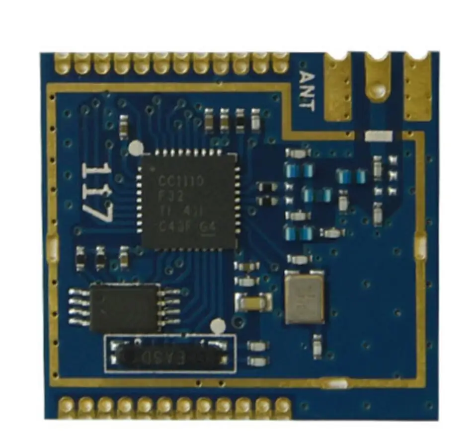 Модуль беспроводной передачи данных 1200Bps-500Kbps CC1110 20DB 800M 433MHZ RF | Электроника