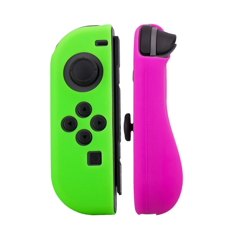 Мягкий силиконовый чехол 6в1 для контроллера Nintendo Switch крышка кнопки Thumb Stick NS PS4