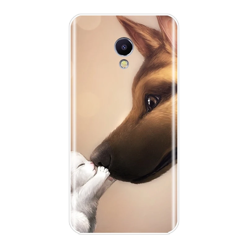 Мягкий TPU чехол для Meizu M6 M6S M6T M5 M5C M5S M3 M3S M2 милые животные Силиконовая задняя крышка для Huawei Meizu M6 M5 M3 M2 Примечание чехол для телефона
