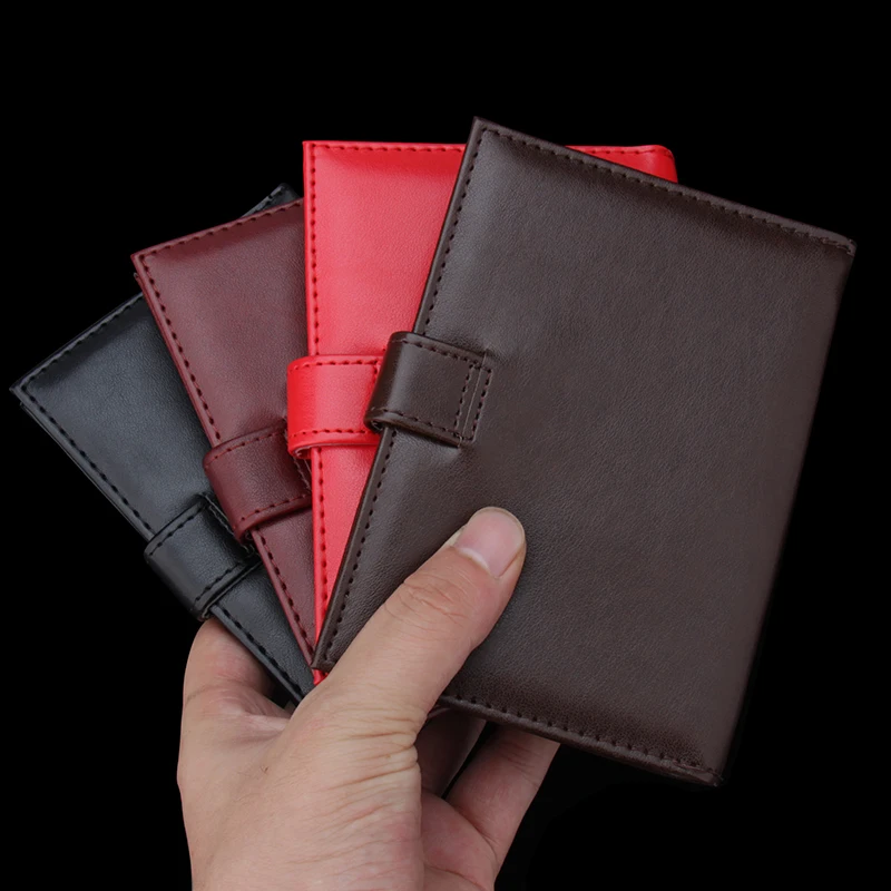 Модный однотонный чехол для паспорта из искусственной кожи путешествий Обложка