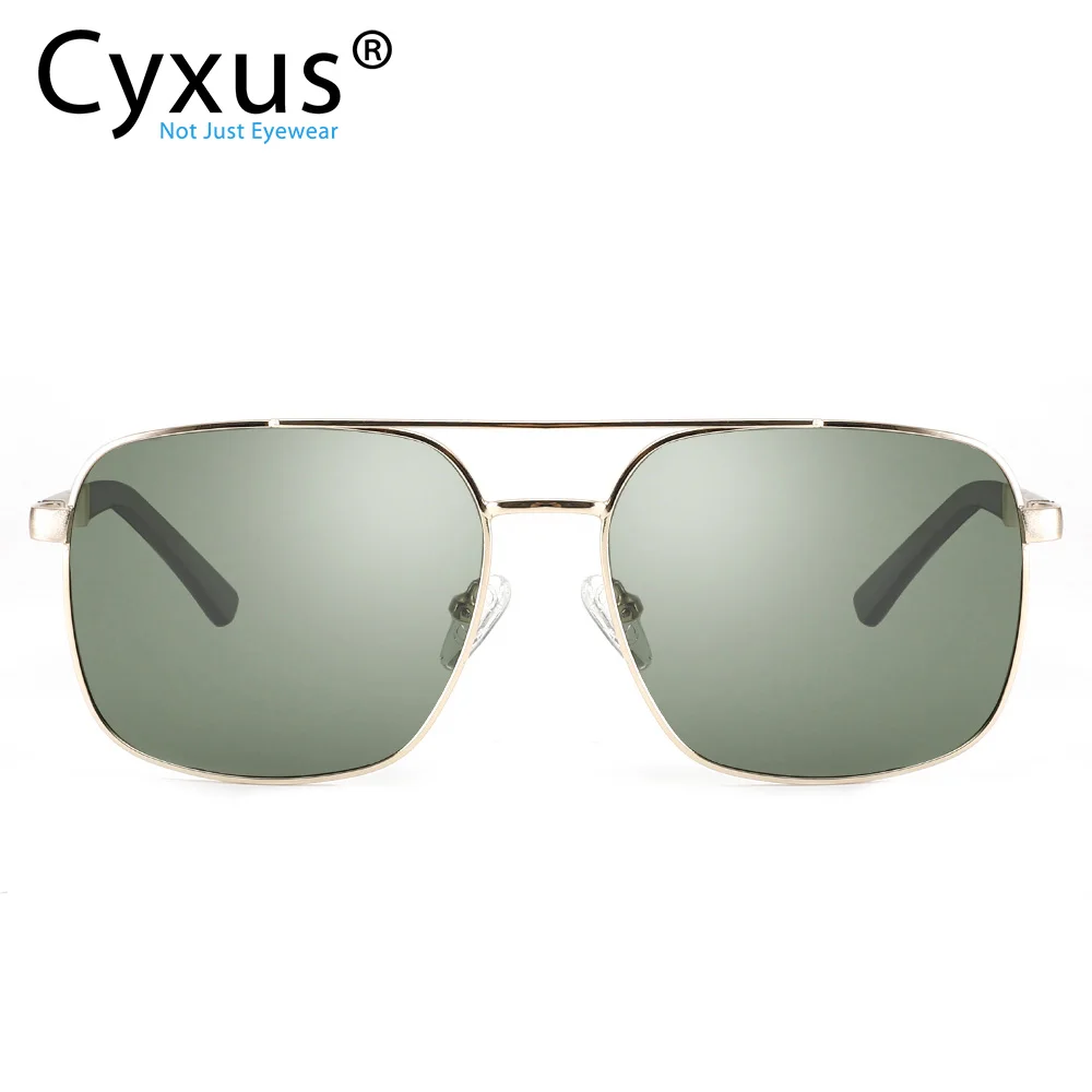 Cyxus поляризованные солнцезащитные очки Классические UV 400 квадратные оттенки