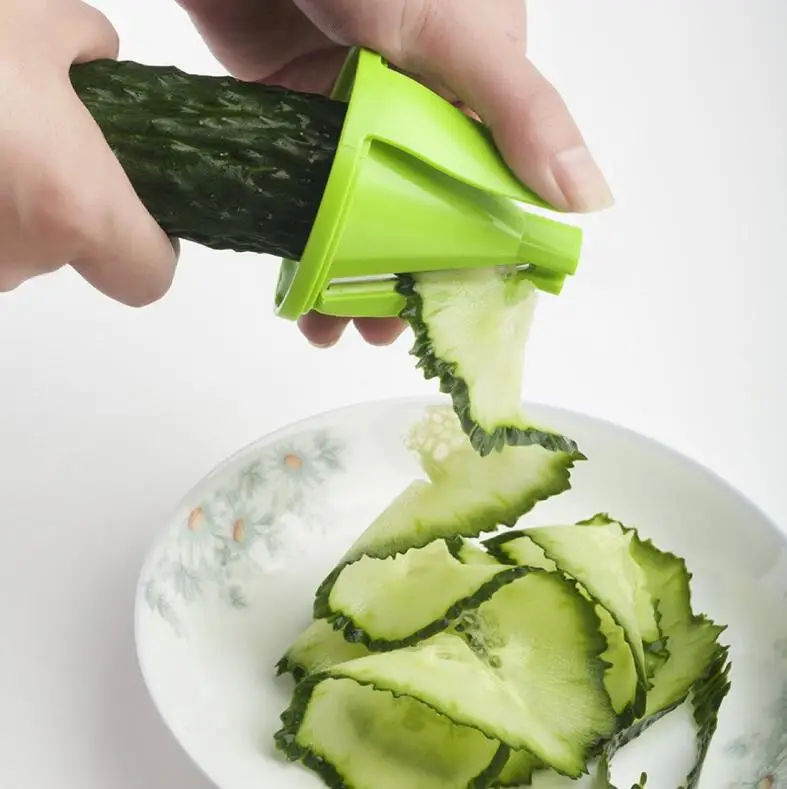 Овощной спиральный фруктовый Терка измельчитель нож Spiralizer для моркови огурец