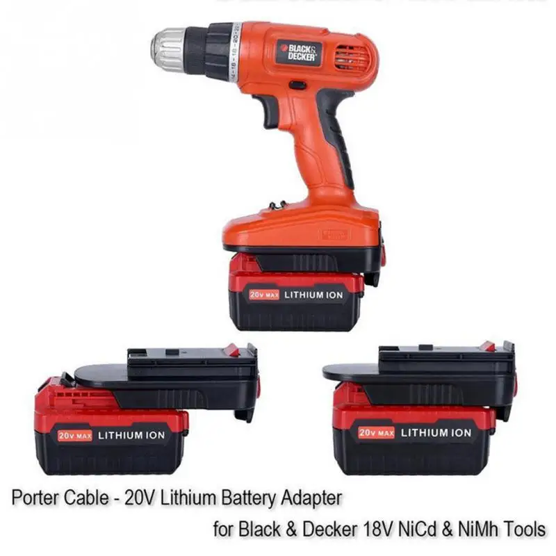 2018 Новинка Лидер продаж 1 шт. 20 В Батарея адаптер конвертер для Black Decker 18