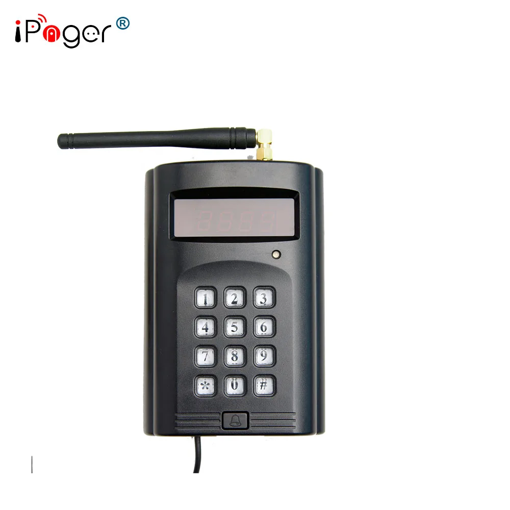 Простая установка модный гость беспроводной буквенно-цифровой пейджер |
