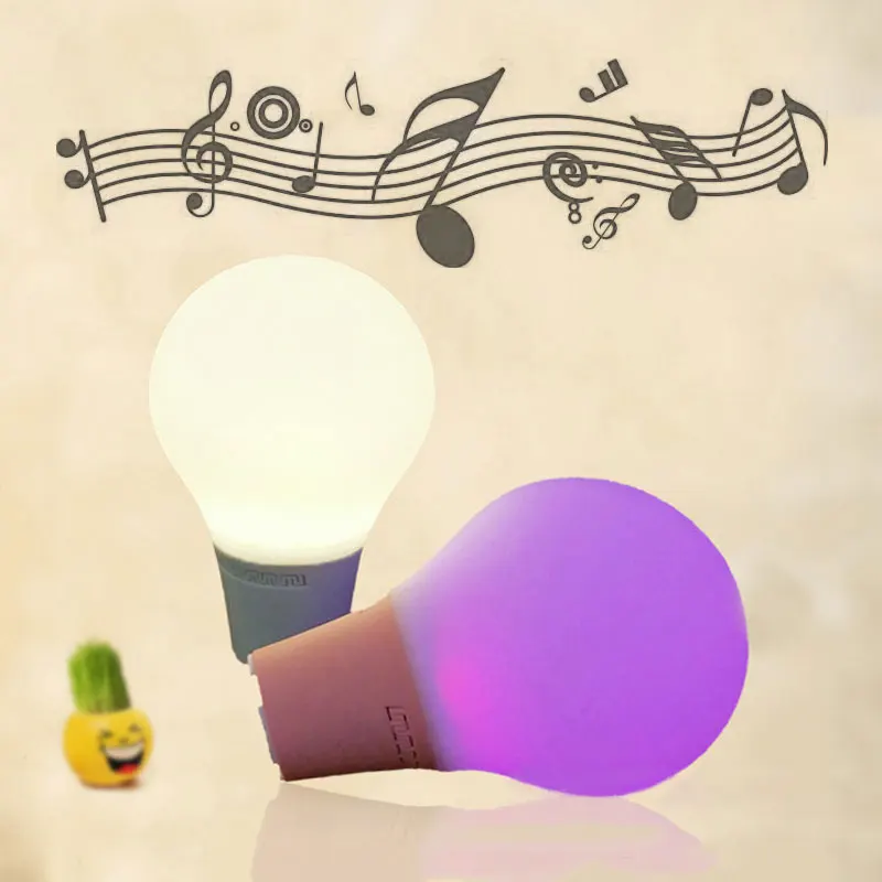 Умный Bluetooth динамик умный светодиодный светильник RGB 12 Вт музыкальный плеер