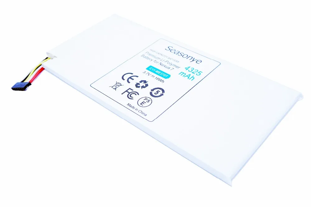 Seasonye 1x4325mAh/16WH C11 ME370T / + 3 7 V Сменный аккумулятор для ASUS Google nexus7 nexus 1 поколения|battery