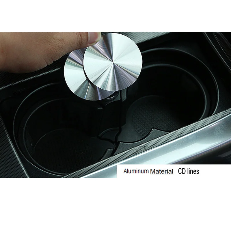 2 шт. алюминиевые подстаканники для Mercedes Benz A B C E GLC CLA GLA ML GL Class W176 W204 W205 W212 W213 X166 |