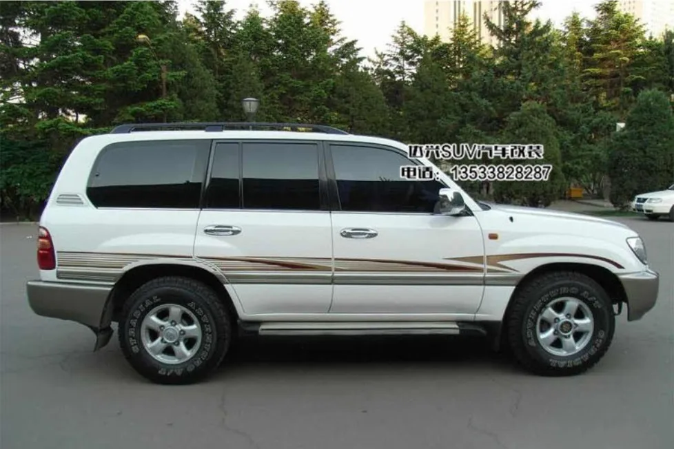 Подножки для Toyota Land Cruiser 100 1998 2007 боковые ступенчатые педали подножки Nerf