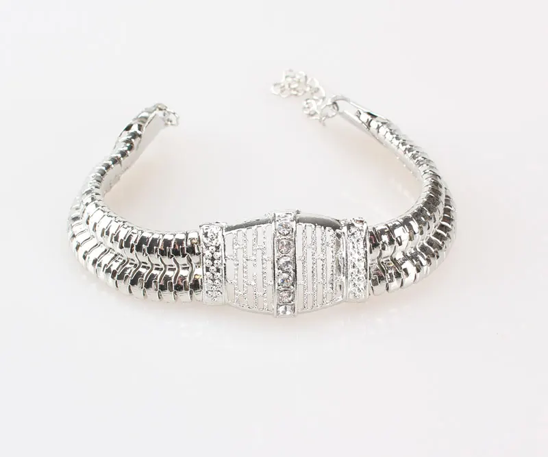 Посеребренный Дубай Африканский белый кристалл ожерелье браслет серьги кольцо