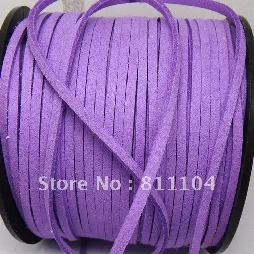 Веревочные шнуры из кожи с филаментом 3 мм фиолетовые Южная Корея аксессуары для