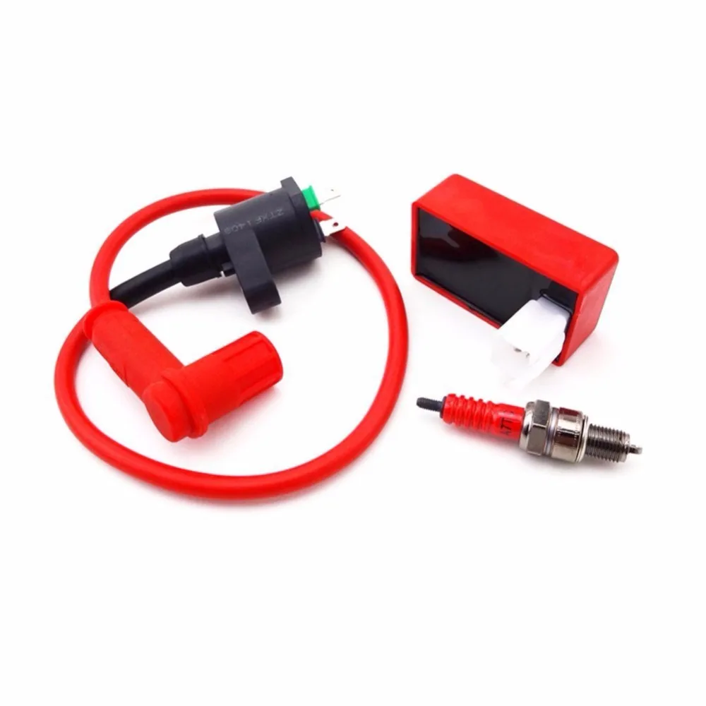 Катушка зажигания Knight + 5 Pins AC CDI коробка Свеча A7TC для китайского квадроцикла 50 70 110