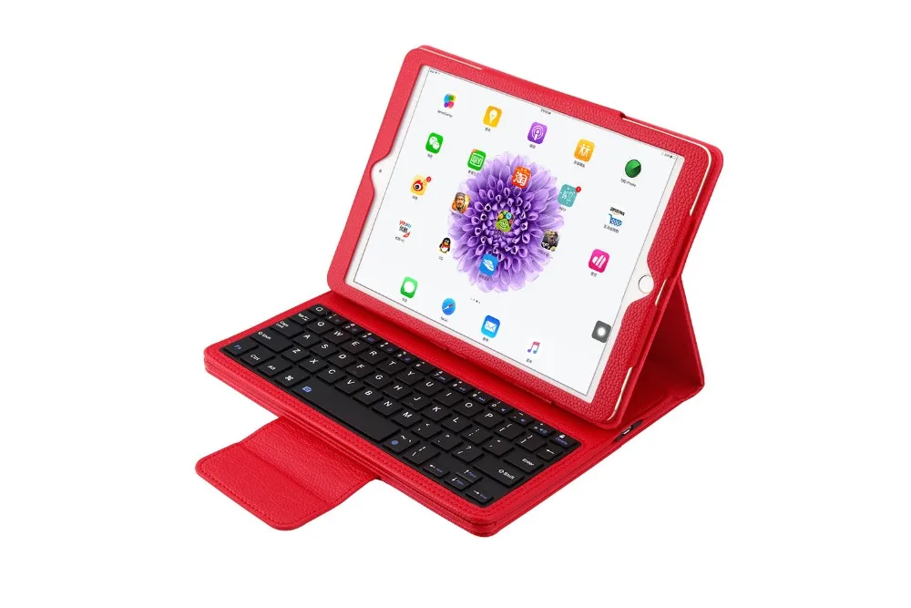 Съемный беспроводной Чехол-книжка с клавиатурой Bluetooth 3 0 подставка из