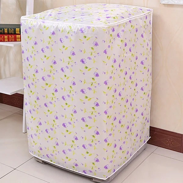 Pattern 4 Рисунок hello kitty цветочный атласный ткань утолщаются стиральная машина водонепроницаемый чехол от пыли солнцезащитный чехол для стиральной машины шкаф - Цвет: Pattern 4