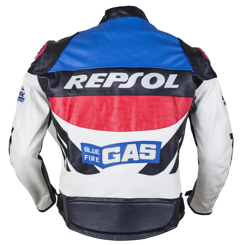 Duhan Repsol мотокросса куртки Repsol мотоцикл гоночные куртки из искусственной кожи Оксфорд ткань, оранжевый и синий цвет M-XXL