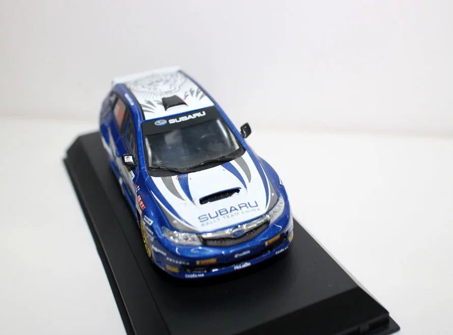 Классическая литая под давлением игрушка модель 1:43 SUBARU WRX STI Rally Гоночная машина