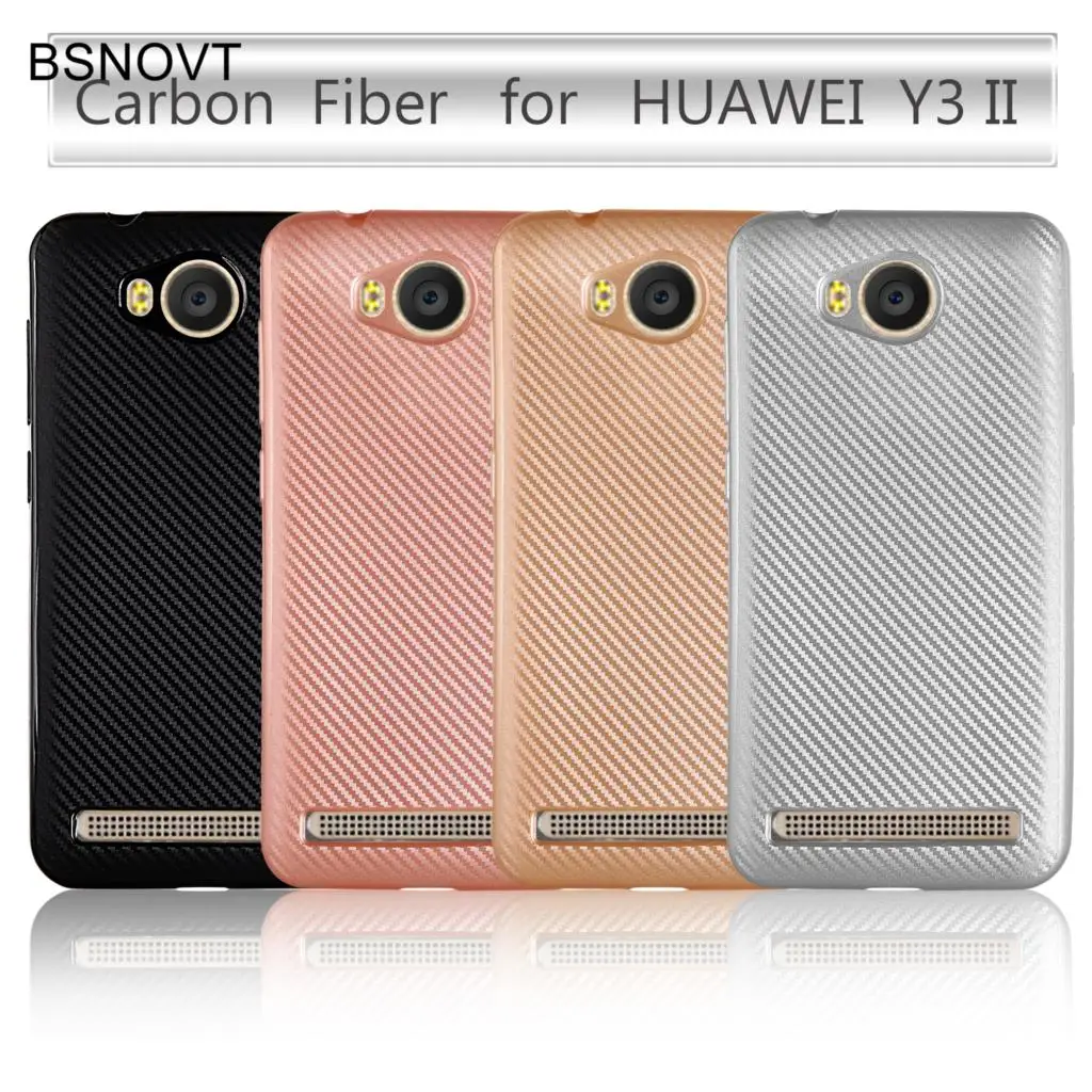 For Huawei Y3 II Case Soft TPU Slim Antiskid Shell Shockproof Anti-knock Phone Cover 2 |