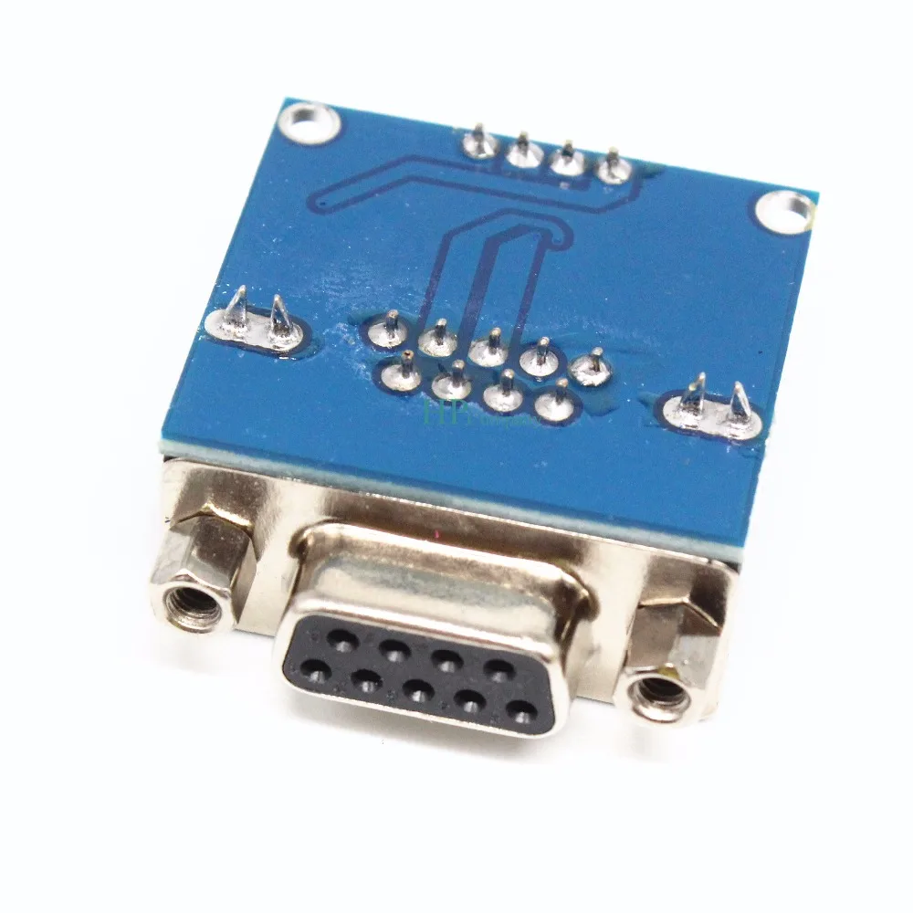 5 шт. MAX3232 RS232 к TTL последовательный порт конвертер Модуль DB9 разъем MAX232|connector db9|rs232