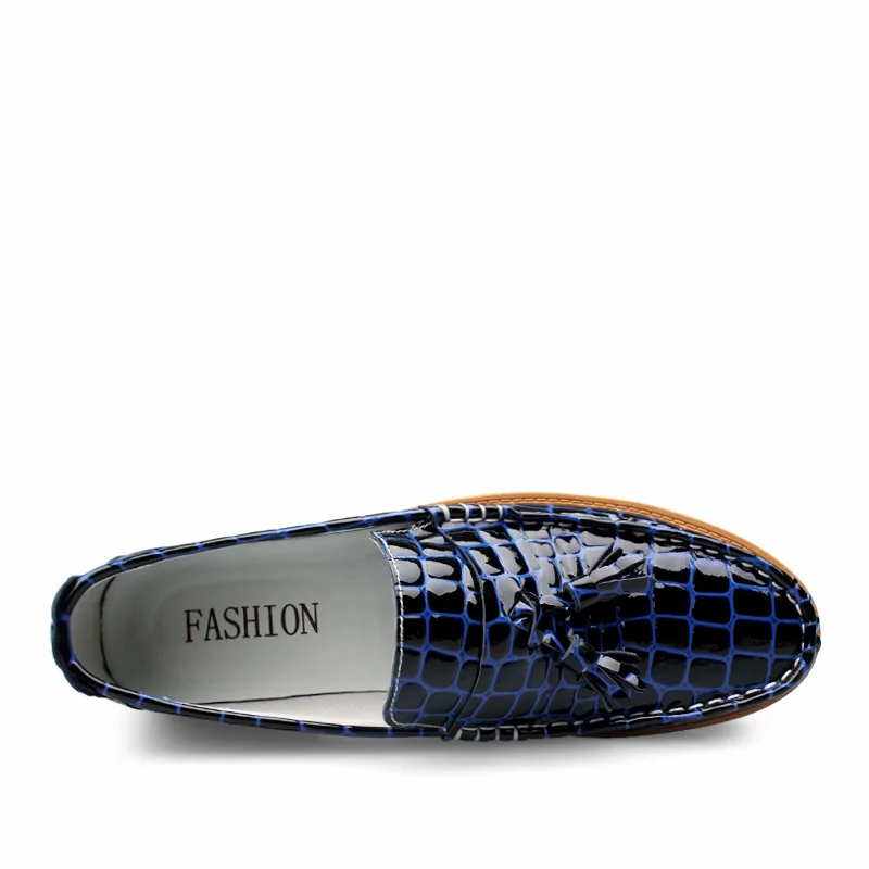 Europe Mens Shoes Genuine Leather Mocassins New Designer Man Zapatillas Hombre Size 38 to 44 Blue Black | Обувь