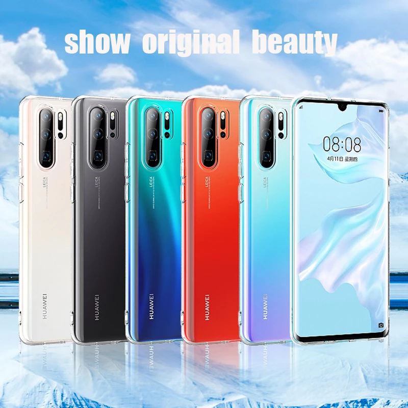 Ультратонкий чехол для huawei P30 Pro P20 Lite Y9Prime PSmart Z, чехол, мягкая прозрачная задняя крышка из ТПУ для Honor 30 20 10 Lite 10i 20i