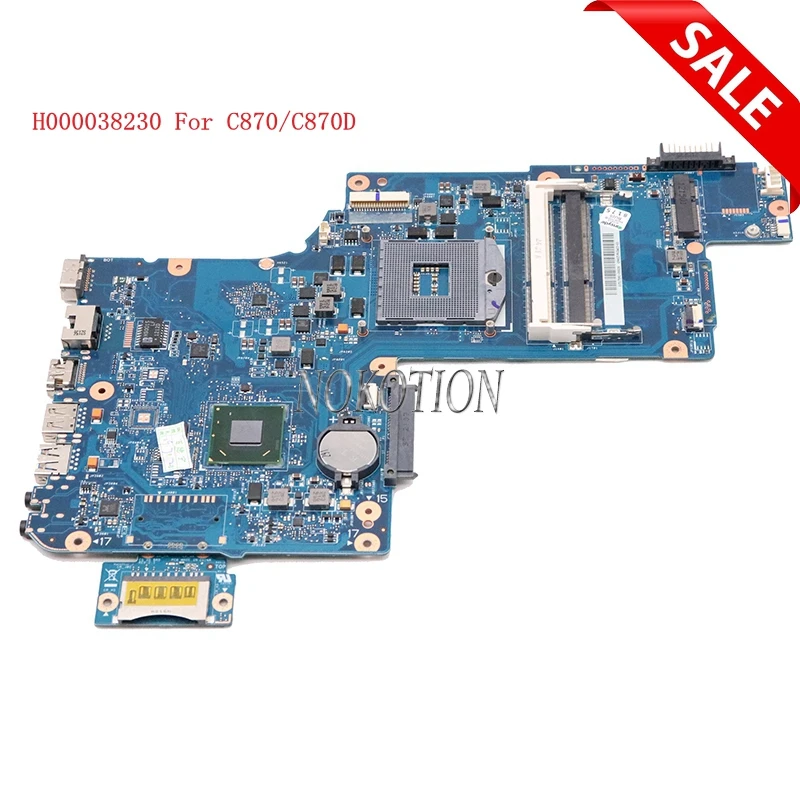 

NOKOTION brand new H000038230 laptop motherboard for toshiba satellite C870 C870D HM76 GMA HD4000 DDR3 Mainboard