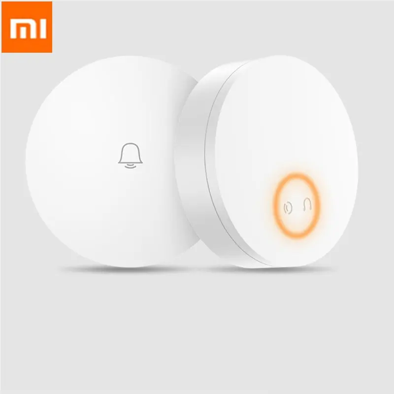 Xiaomi Linptech беспроводной дверной звонок самогенерирующее приложение умный передатчик без батареи не требуется Питание функция памяти