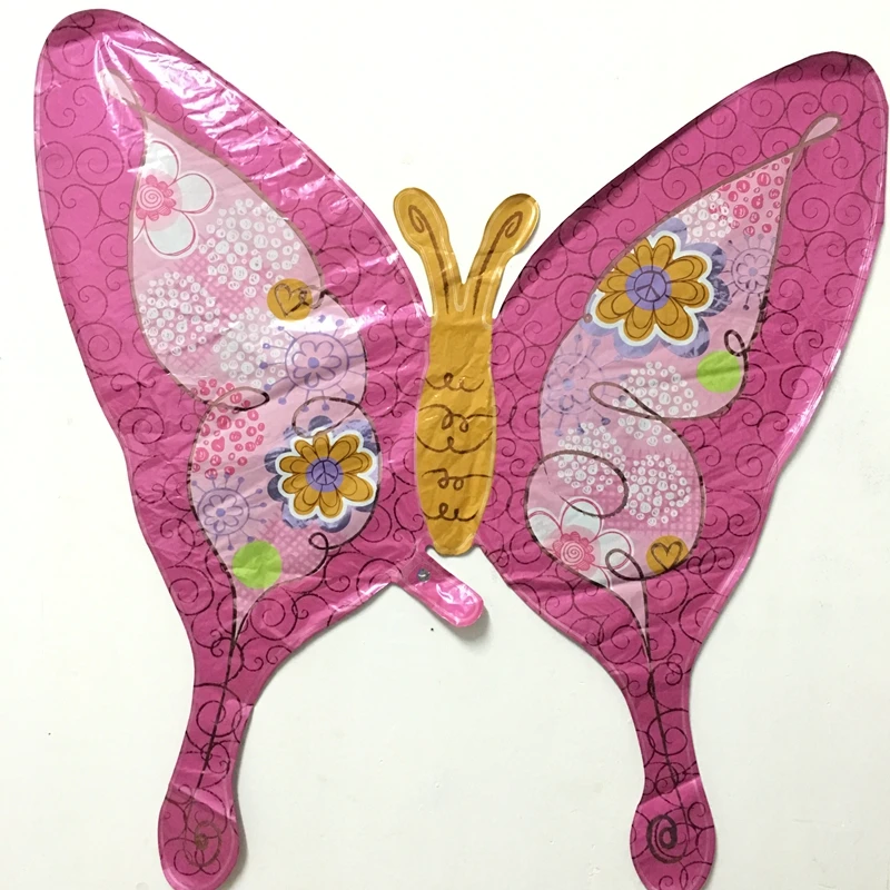 2 шт. бабочка Стиль Алюминий Фольга шар Бабочка Махаон маленьких День рождения