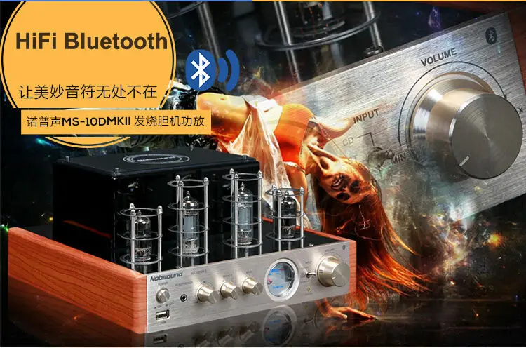 2015 новая Обновленная версия Ms-10d Bluetooth Ламповый усилитель Топ продаж поддержка Usb