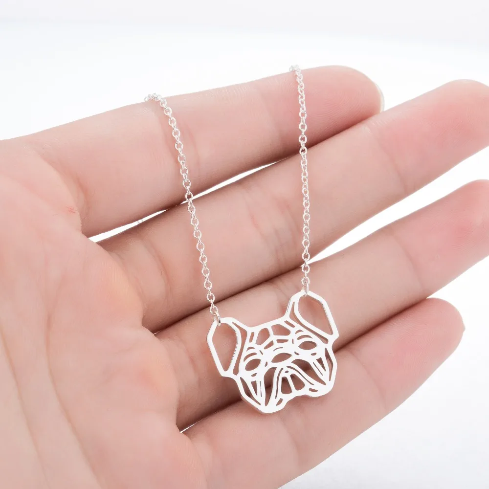 Ромашки милый панель в форме французского бульдога Форма кулон модное ювелирное