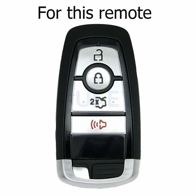Силиконовый чехол для дистанционного ключа AX с 4 кнопками Обложка держатель Ford Edge