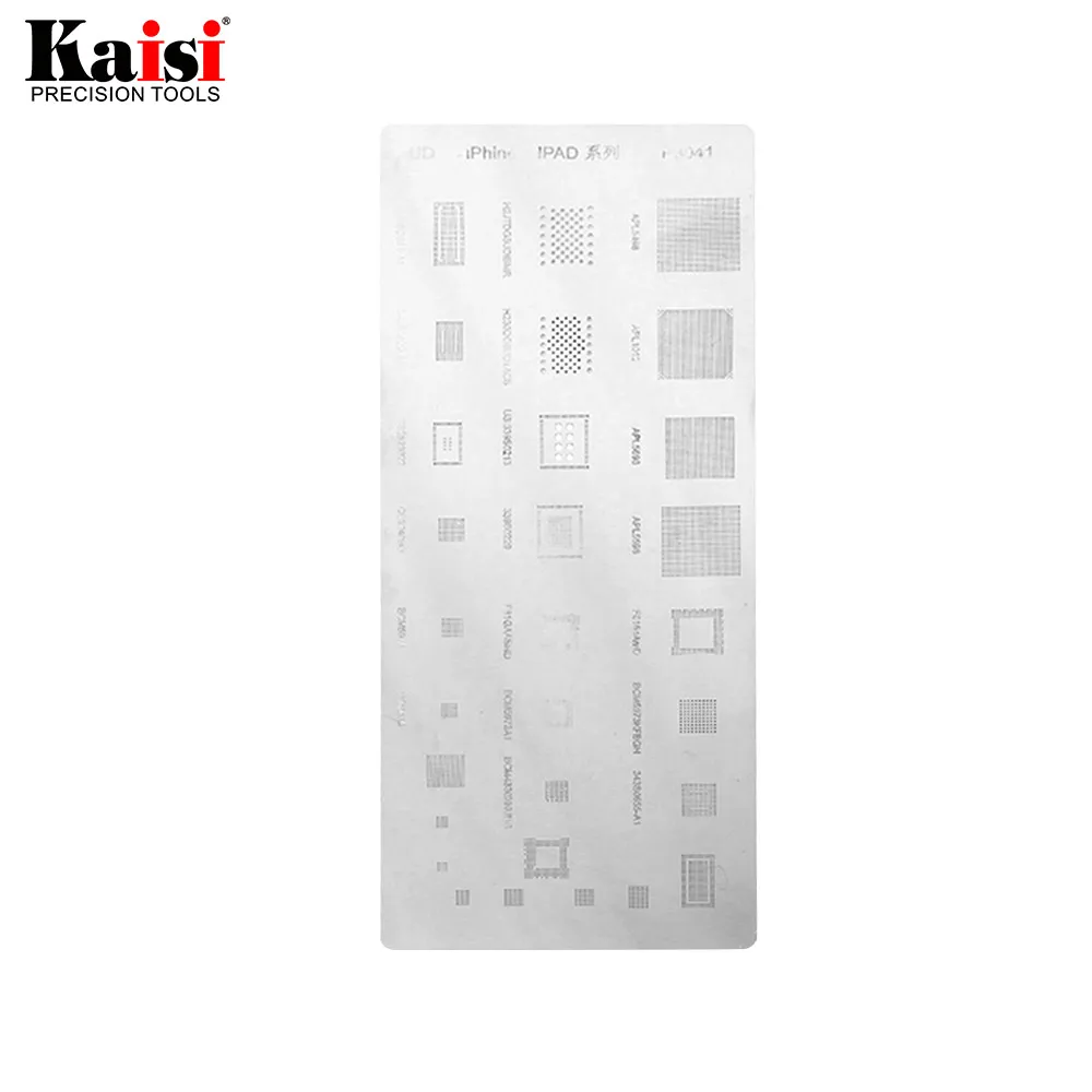 19 шт. полный набор IC чип наборы трафаретов для пайки BGA для iPhone XS MAX XR 8p 7 6s 6 SE 5S 5C 5 4S iPad высокое качество