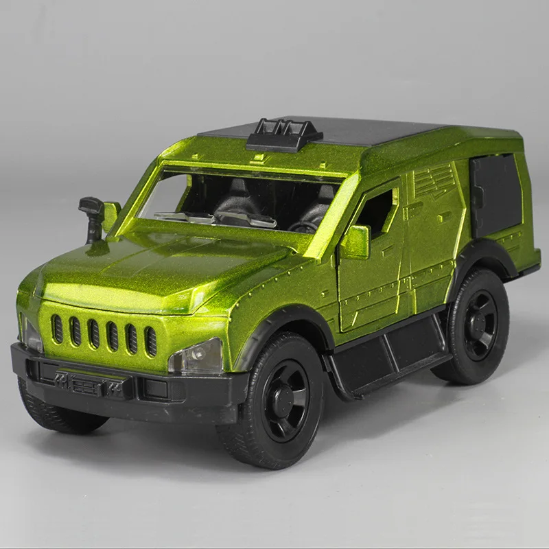 1:32 Сплав модель автомобиля детские игрушки для Wrangler Barbosa внедорожный автомобиль