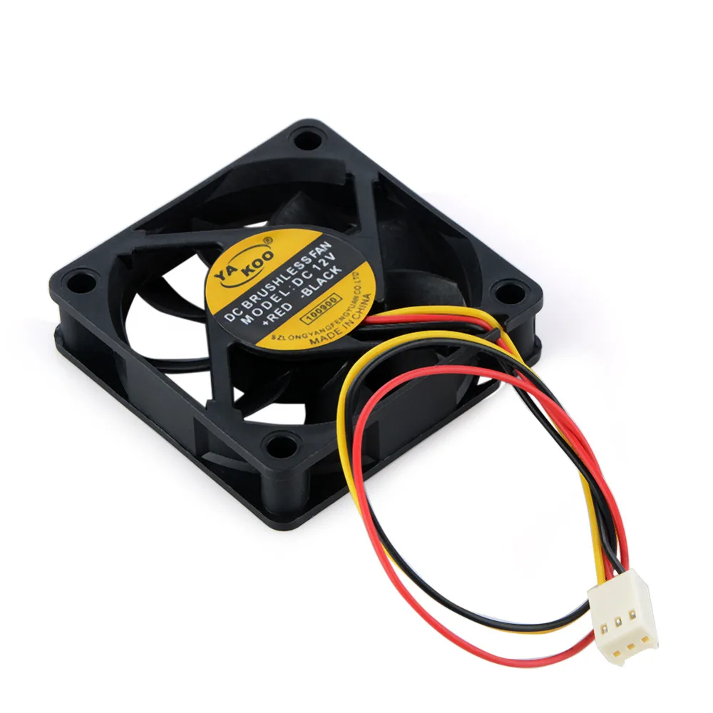 Горячая Распродажа 3Pin DC 12V 60*60mm ноутбуки Охлаждающие вентиляторы для ноутбука