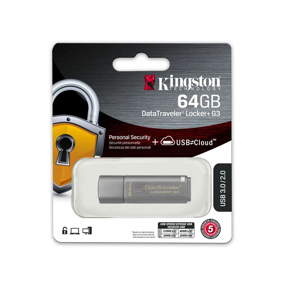 Флеш накопитель Kingston DTLPG3 USB 8 ГБ 16 32 64 Гб Memoria Disk 3 0 Металлический флеш Caneta Memory Stick|USB