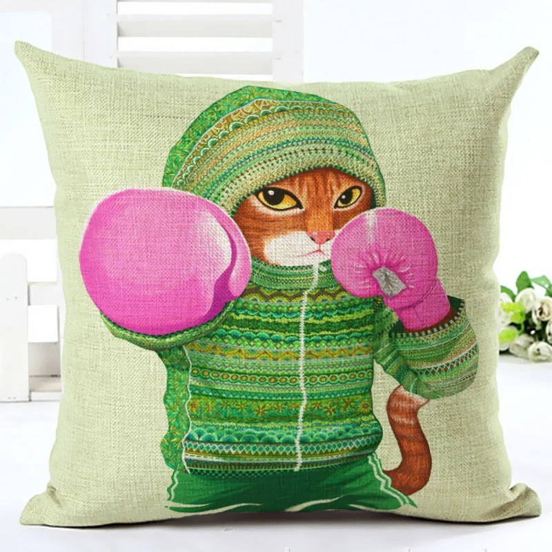 2017 наволочка для подушки с мультяшным принтом домашний декор 43x4 3 см/17x17 ''
