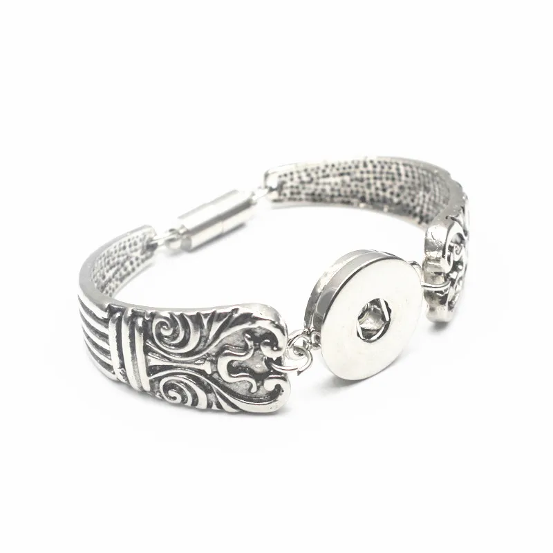 Часы женские винтажные с металлическими кнопками 18 мм 6 шт./лот|button bracelet|snap button