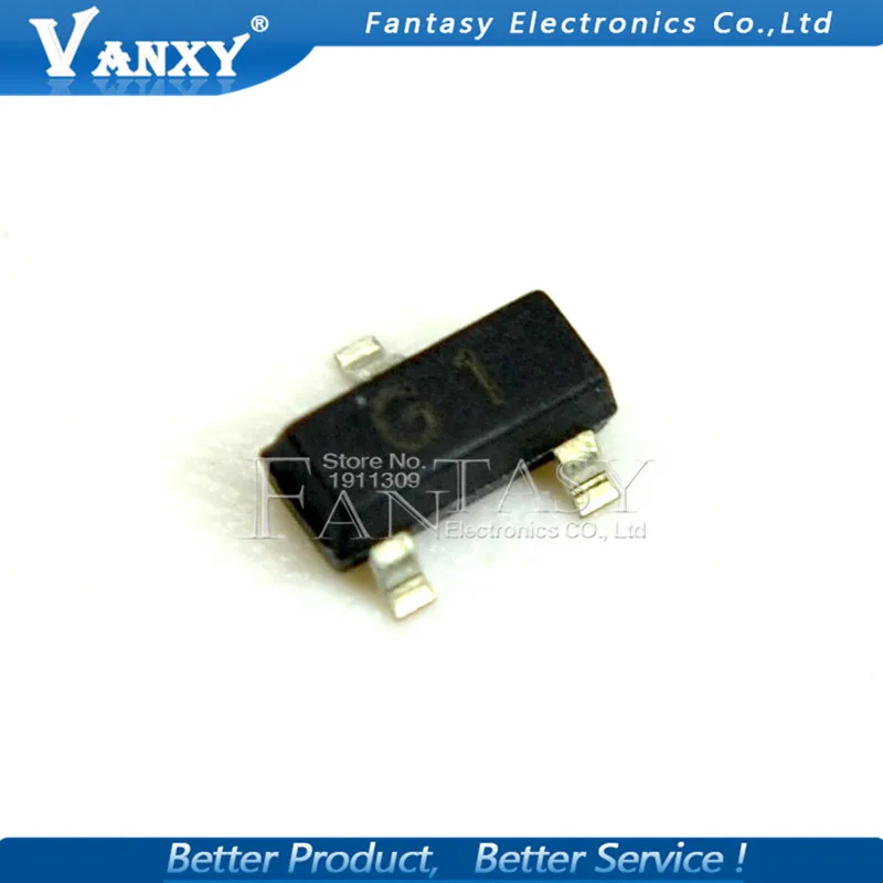 100 шт. 2N5551 SOT23 MMBT5551 G1 3 SMD биполярные транзисторы BJT PNP Транзисторы новые и